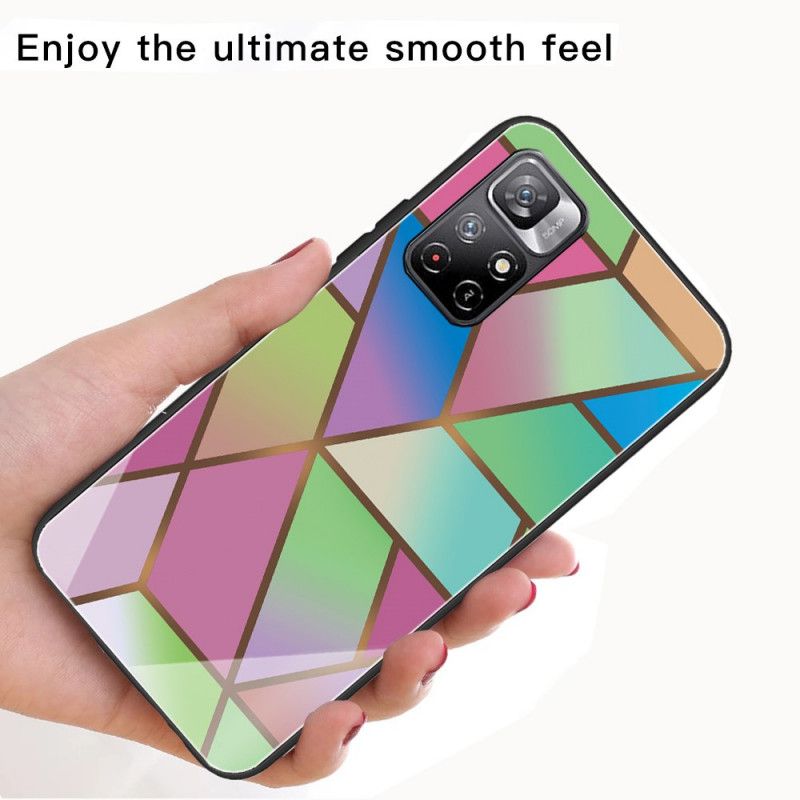 Kuori Case Xiaomi Redmi Note 11 / Poco M4 Pro 5g Puhelinkuoret Tempered Glass Marble Design