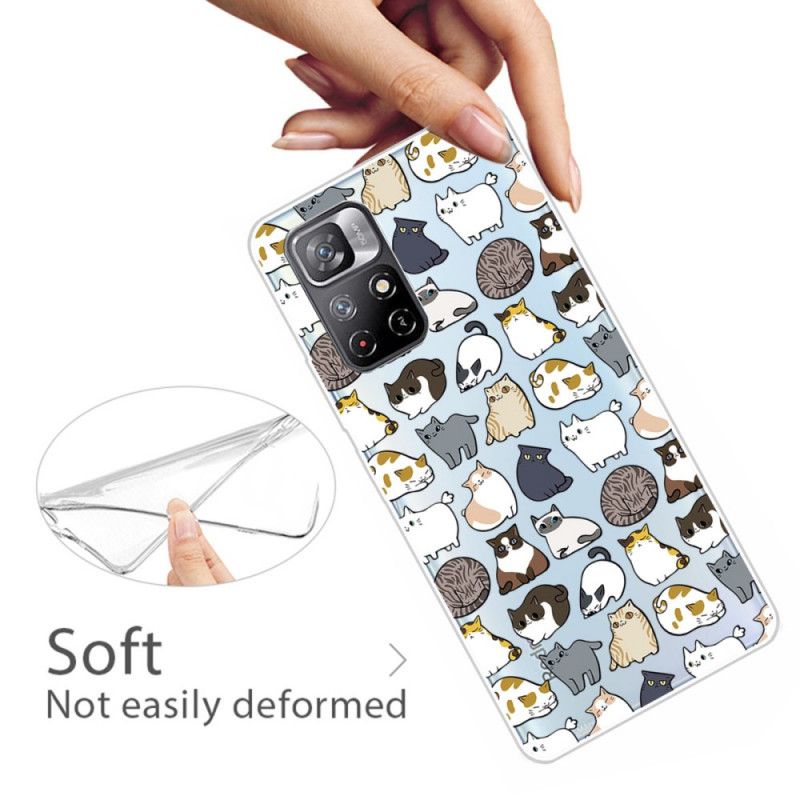 Kuori Case Xiaomi Redmi Note 11 / Poco M4 Pro 5g Puhelinkuoret Top Cats