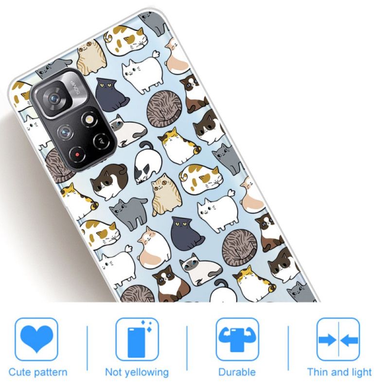 Kuori Case Xiaomi Redmi Note 11 / Poco M4 Pro 5g Puhelinkuoret Top Cats