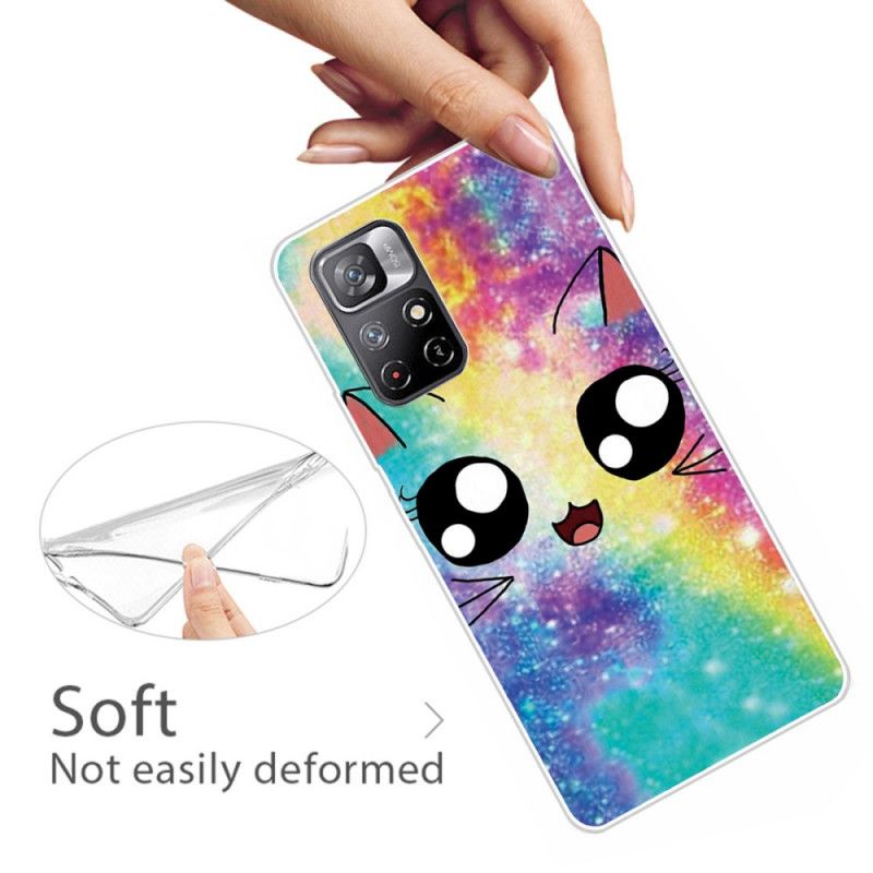 Kuori Xiaomi Redmi Note 11 / Poco M4 Pro 5g Cat Cartoon