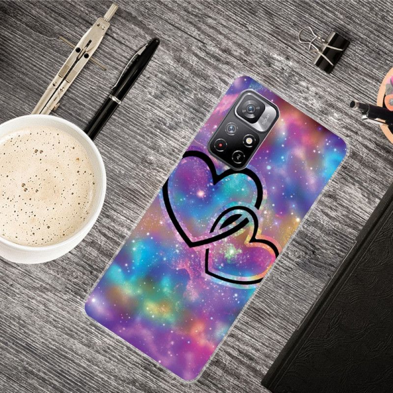 Kuori Xiaomi Redmi Note 11 / Poco M4 Pro 5g Chaised Hearts Suojakuori