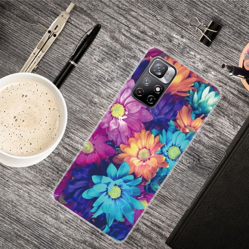 Kuori Xiaomi Redmi Note 11 / Poco M4 Pro 5g Colorful Daisies Suojakuori