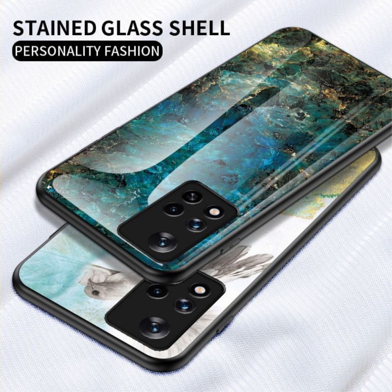 Kuori Xiaomi Redmi Note 11 / Poco M4 Pro 5g Marble Colors Tempered Glass