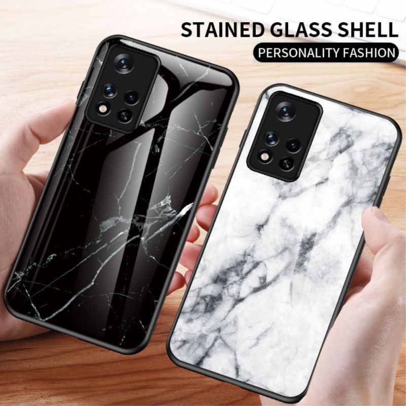 Kuori Xiaomi Redmi Note 11 / Poco M4 Pro 5g Marble Colors Tempered Glass