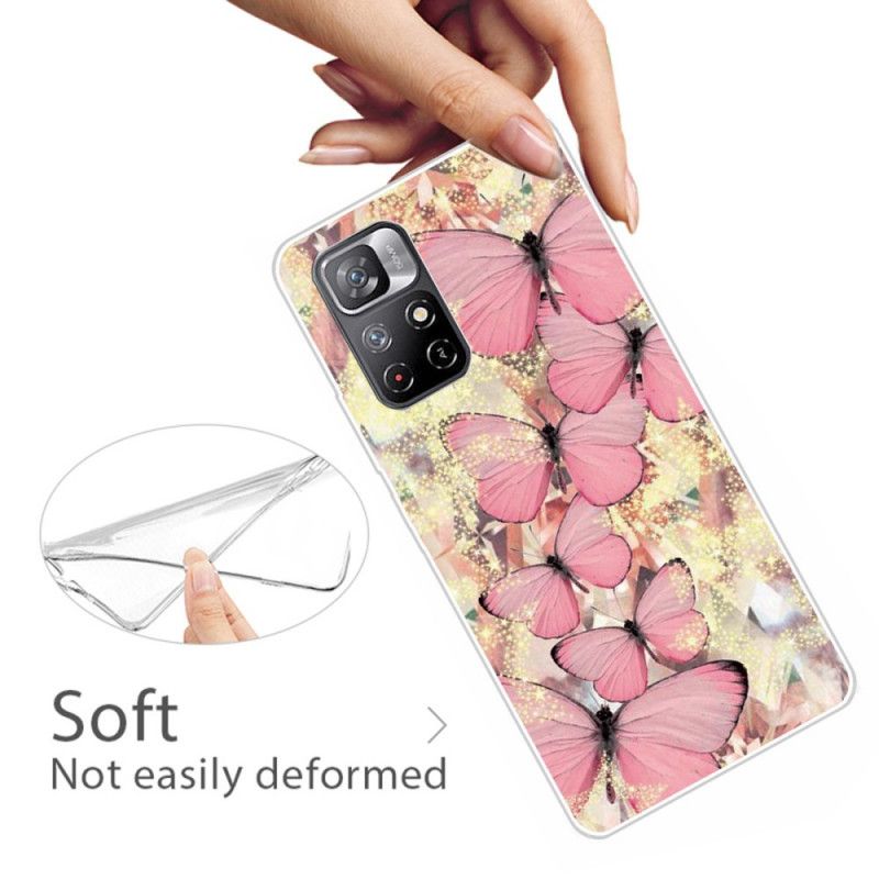 Kuori Xiaomi Redmi Note 11 / Poco M4 Pro 5g Royal Butterflies