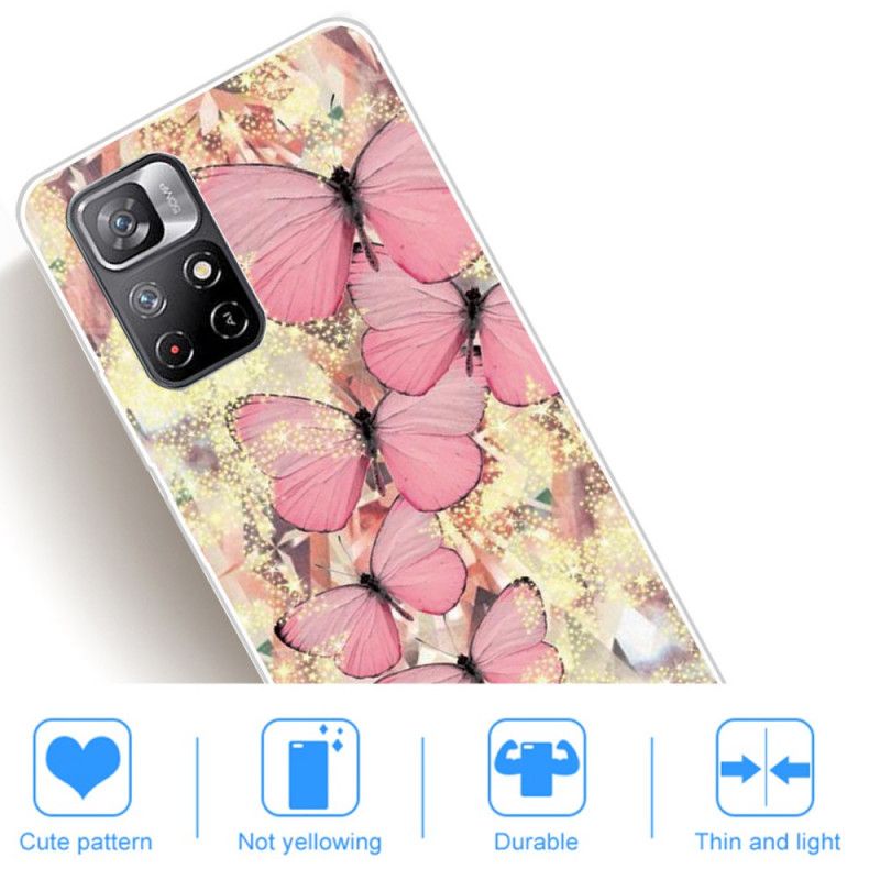 Kuori Xiaomi Redmi Note 11 / Poco M4 Pro 5g Royal Butterflies