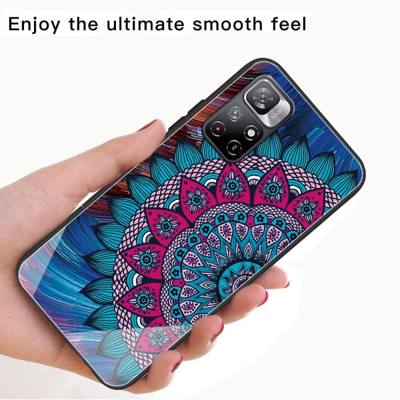 Kuori Xiaomi Redmi Note 11 / Poco M4 Pro 5g Tempered Glass Mandala Suojakuori