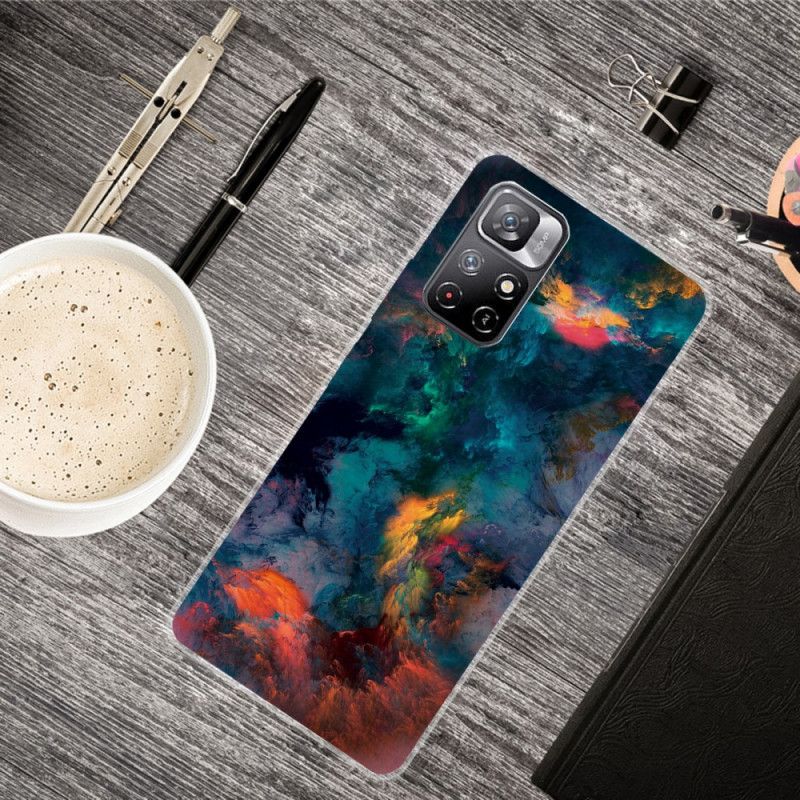 Kuori Xiaomi Redmi Note 11 / Poco M4 Pro 5g Värilliset Pilvet