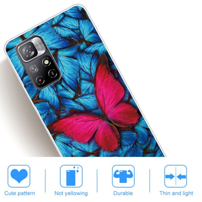 Kuori Xiaomi Redmi Note 11 / Poco M4 Pro 5g Wild Butterflies Suojakuori