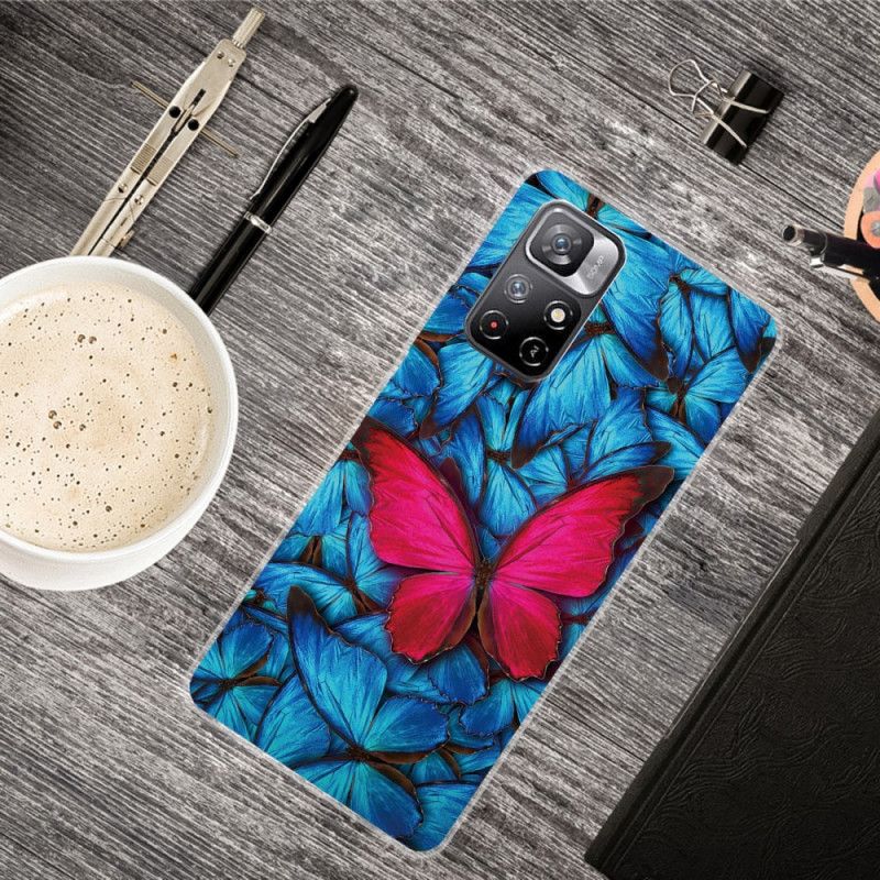 Kuori Xiaomi Redmi Note 11 / Poco M4 Pro 5g Wild Butterflies Suojakuori