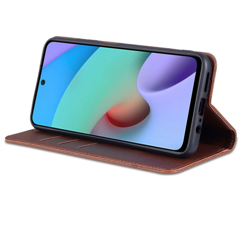 Nahkakuori Flip Kotelot Xiaomi Redmi Note 11 / Poco M4 Pro 5g Puhelinkuoret Azns Leather Style