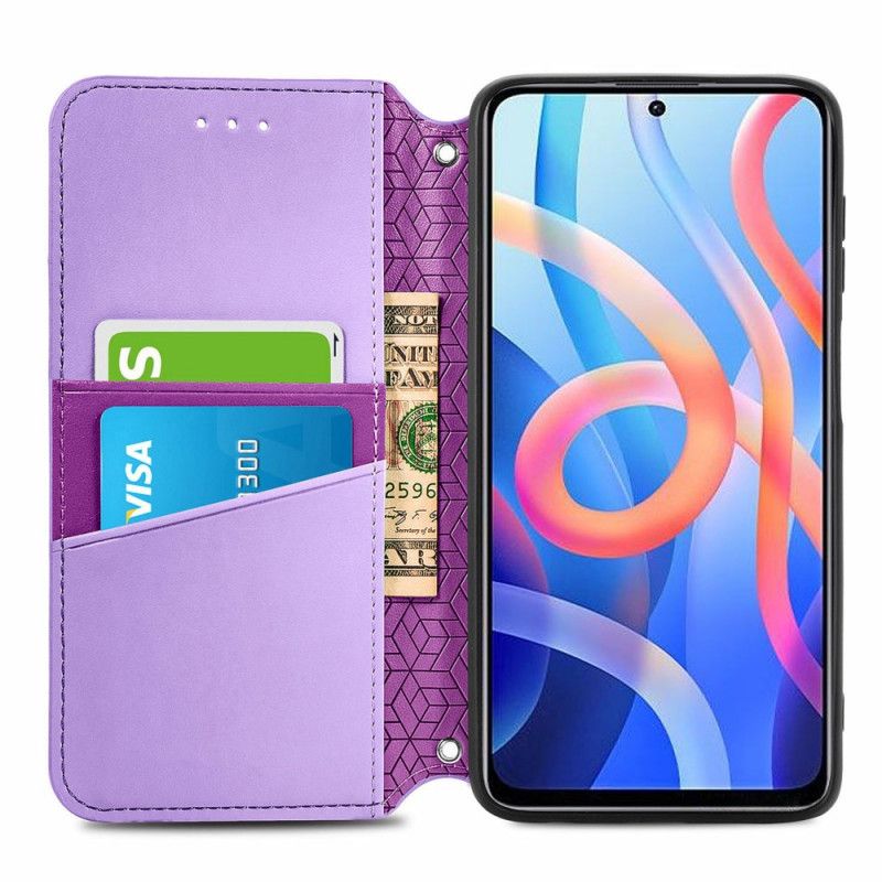 Nahkakuori Flip Kotelot Xiaomi Redmi Note 11 / Poco M4 Pro 5g Puhelinkuoret Mandala