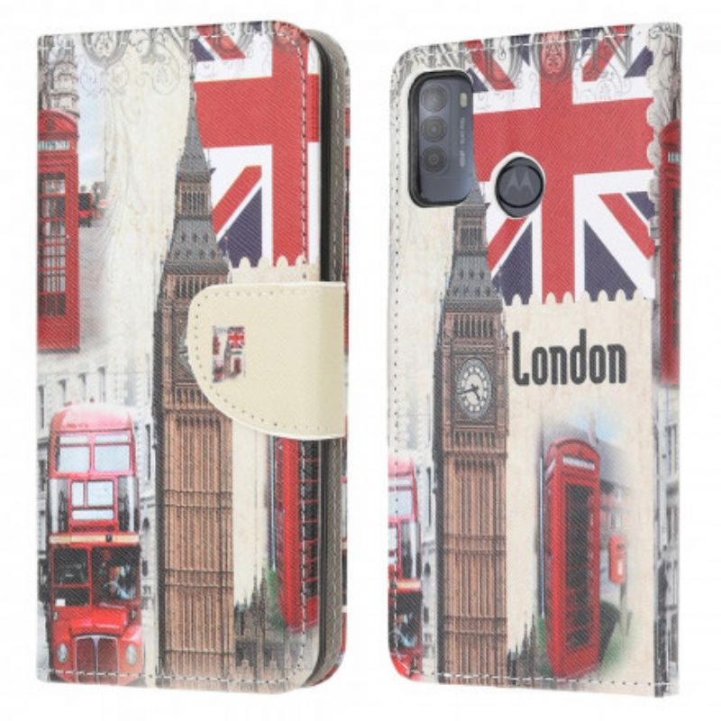 Flip Kotelot Moto G50 London Life