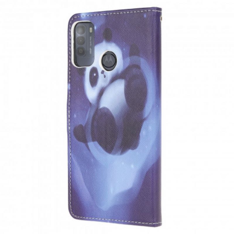 Flip Kotelot Moto G50 Panda Space Strappy