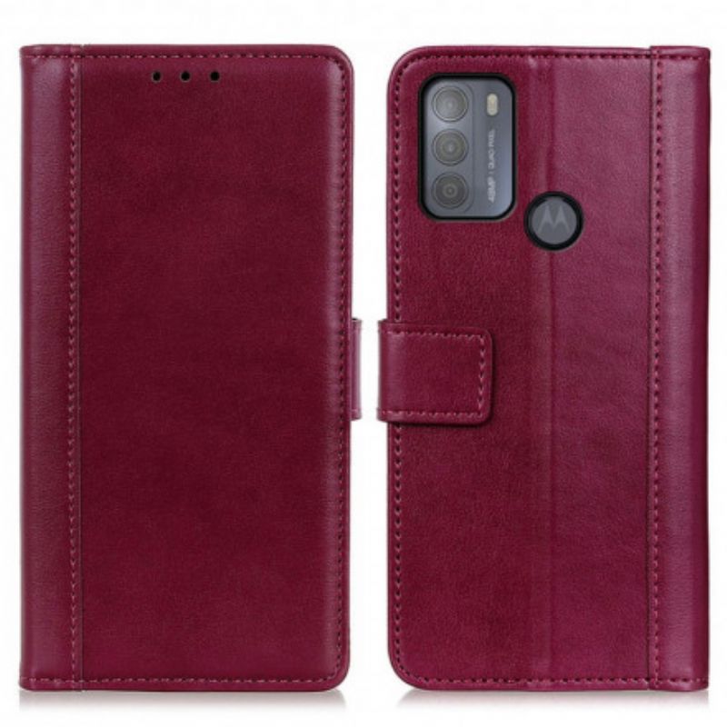 Flip Kotelot Moto G50 Style Leather