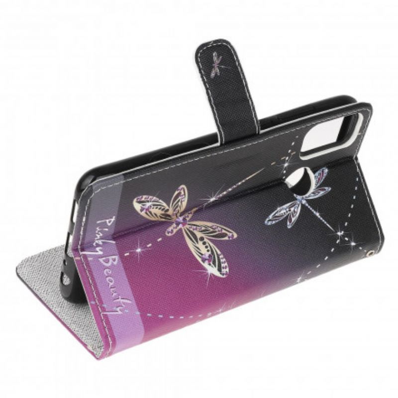 Flip Kotelot Moto G50 Thong Dragonflies Suojakuori