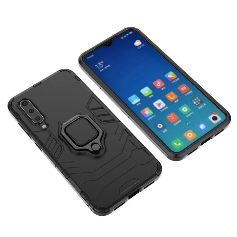 Kuori Xiaomi Mi 9 SE Punainen Musta Kestävä Rengas