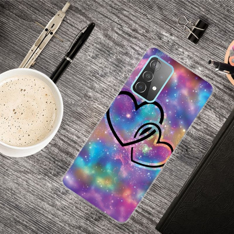 Case Kuoret Samsung Galaxy A32 5G Puhelinkuoret Ketjutetut Sydämet