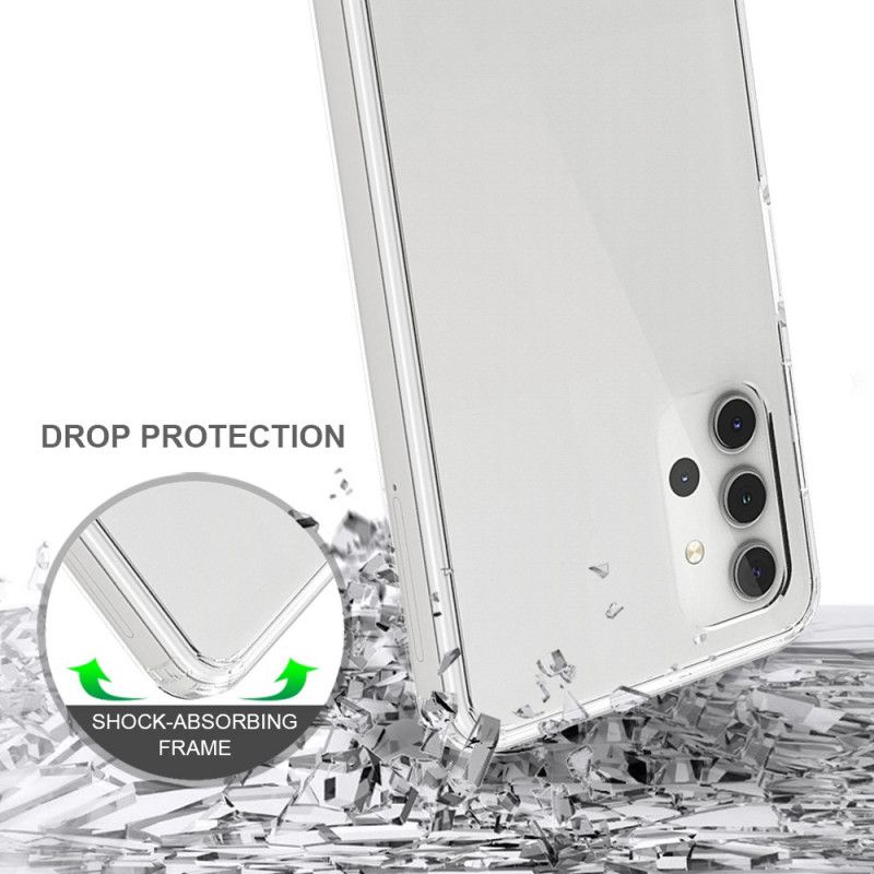 Case Kuoret Samsung Galaxy A32 5G Puhelinkuoret Läpinäkyvä Hybridi