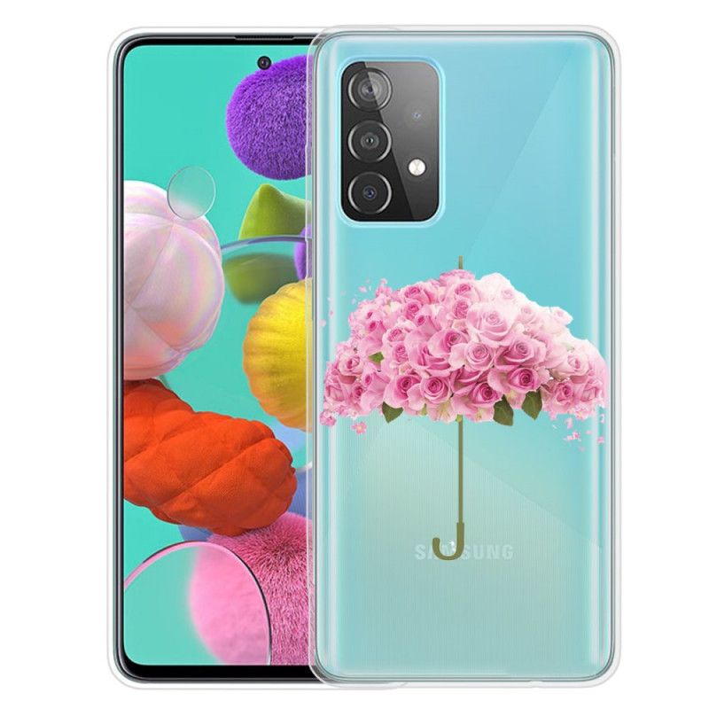 Case Kuoret Samsung Galaxy A32 5G Puhelinkuoret Sateenvarjo Ruusuissa