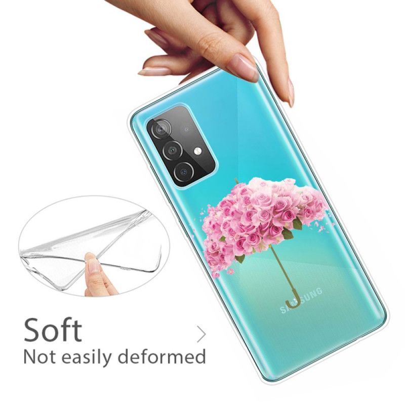 Case Kuoret Samsung Galaxy A32 5G Puhelinkuoret Sateenvarjo Ruusuissa