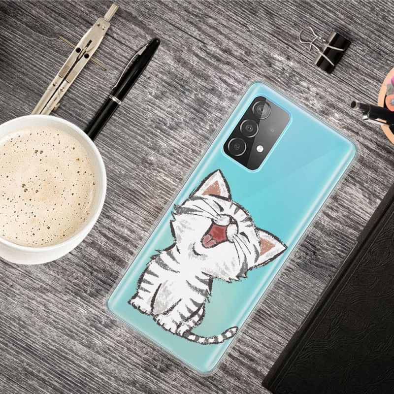 Case Kuoret Samsung Galaxy A32 5G Puhelinkuoret Söpö Kissa