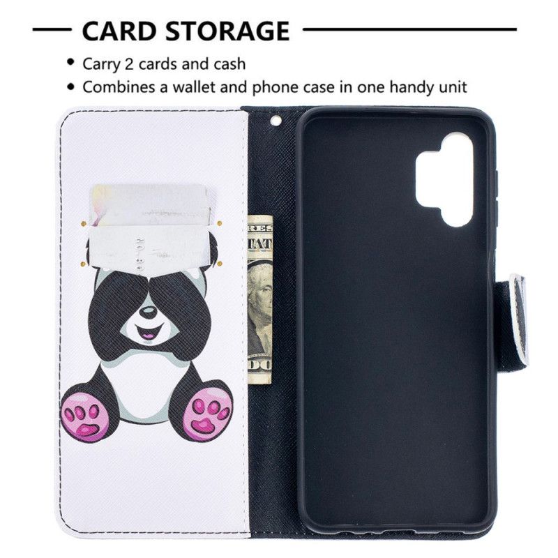 Flip Case Samsung Galaxy A32 5G Hauska Panda