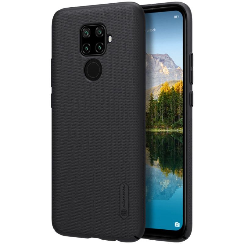 Kuori Huawei Mate 30 Lite Kulta Musta Jäykkä Himmeä Nillkin