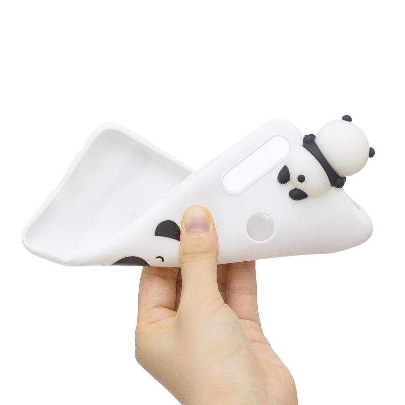 Kuori Honor 9X Valkoinen Musta Geneviève 3D-Panda