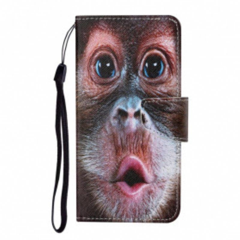 Kotelot Samsung Galaxy M12 / A12 Suojaketju Kuori Thong Monkey