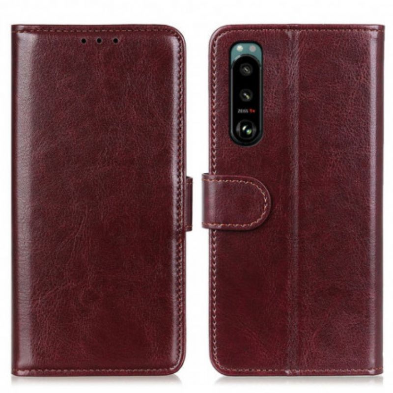 Flip Kotelot Sony Xperia 5 Iii Faux Leather Finesse Suojakuori