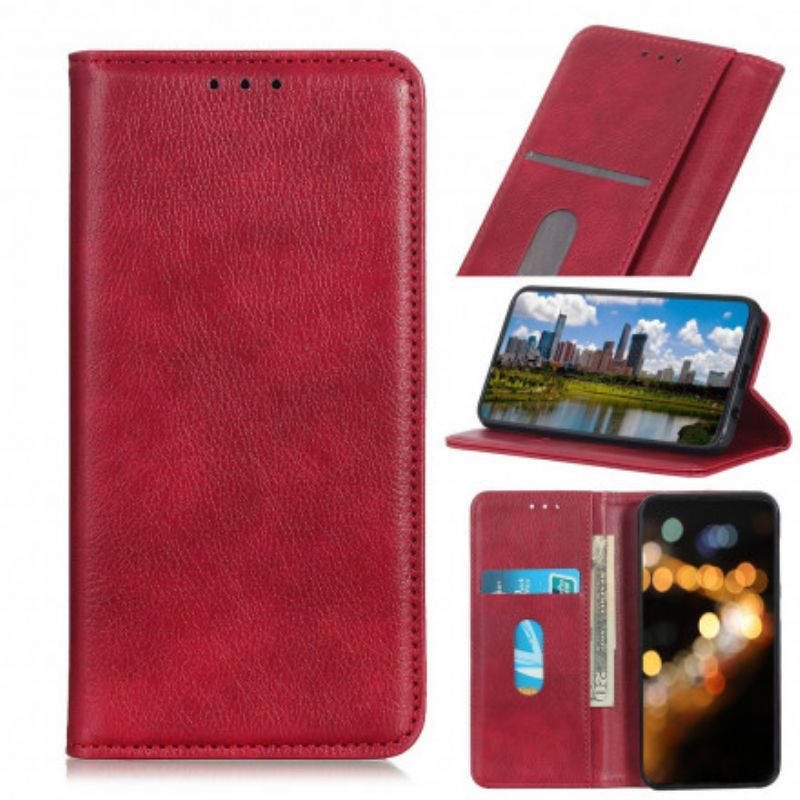 Flip Kotelot Sony Xperia 5 Iii Single Split Litch Leather