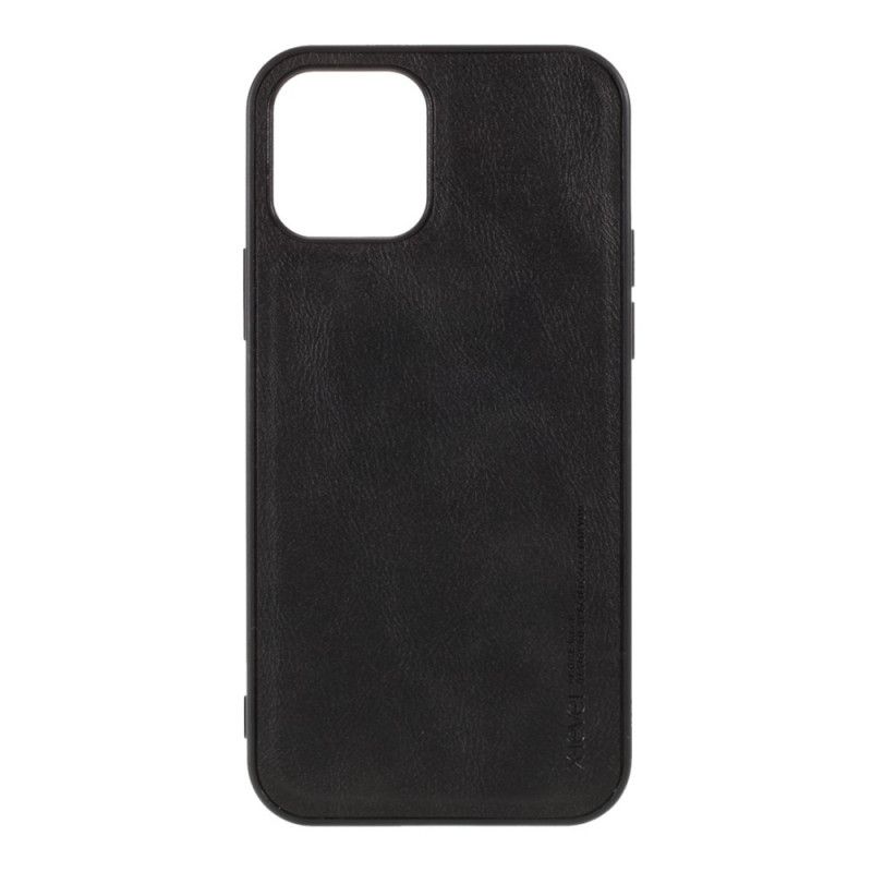 Case Kuoret iPhone 12 / 12 Pro Harmaa Musta Puhelinkuoret Vintage-Sarjan X-Taso