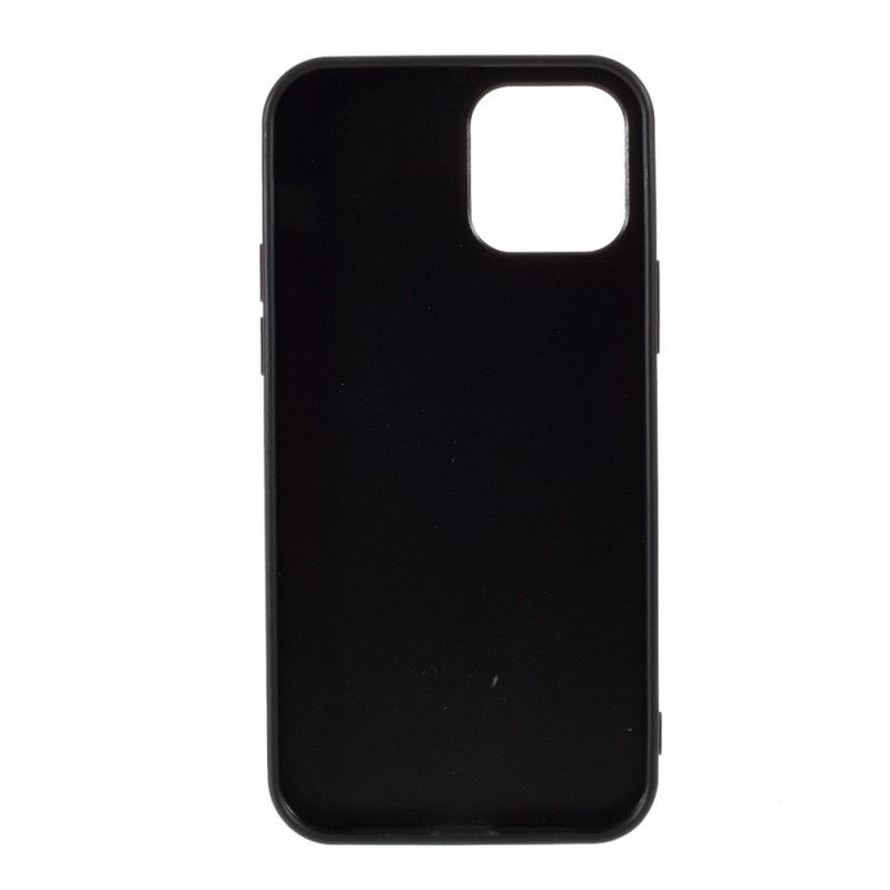 Case Kuoret iPhone 12 / 12 Pro Harmaa Musta Puhelinkuoret Vintage-Sarjan X-Taso