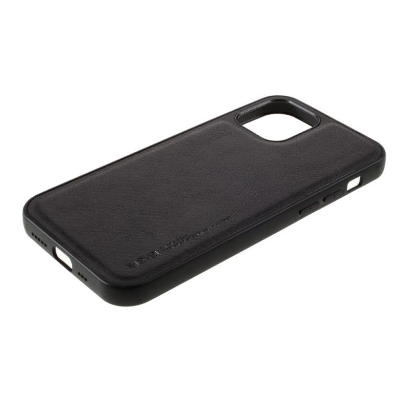 Case Kuoret iPhone 12 / 12 Pro Harmaa Musta Puhelinkuoret Vintage-Sarjan X-Taso