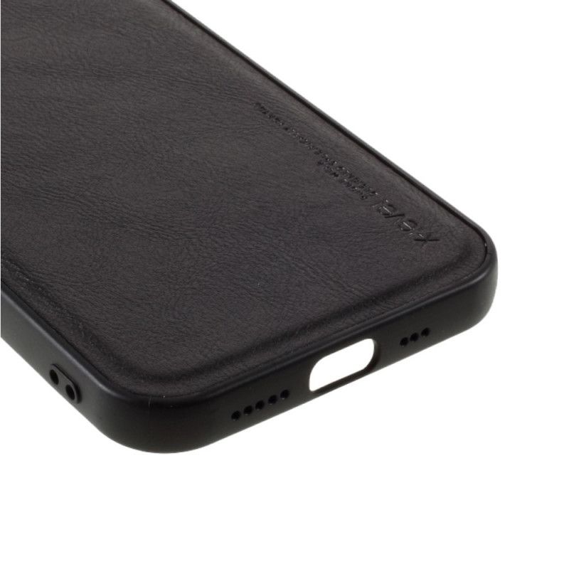 Case Kuoret iPhone 12 / 12 Pro Harmaa Musta Puhelinkuoret Vintage-Sarjan X-Taso