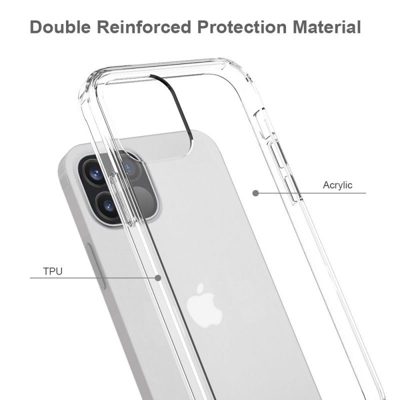 Case Kuoret iPhone 12 / 12 Pro Puhelinkuoret Läpinäkyvä Hybridi