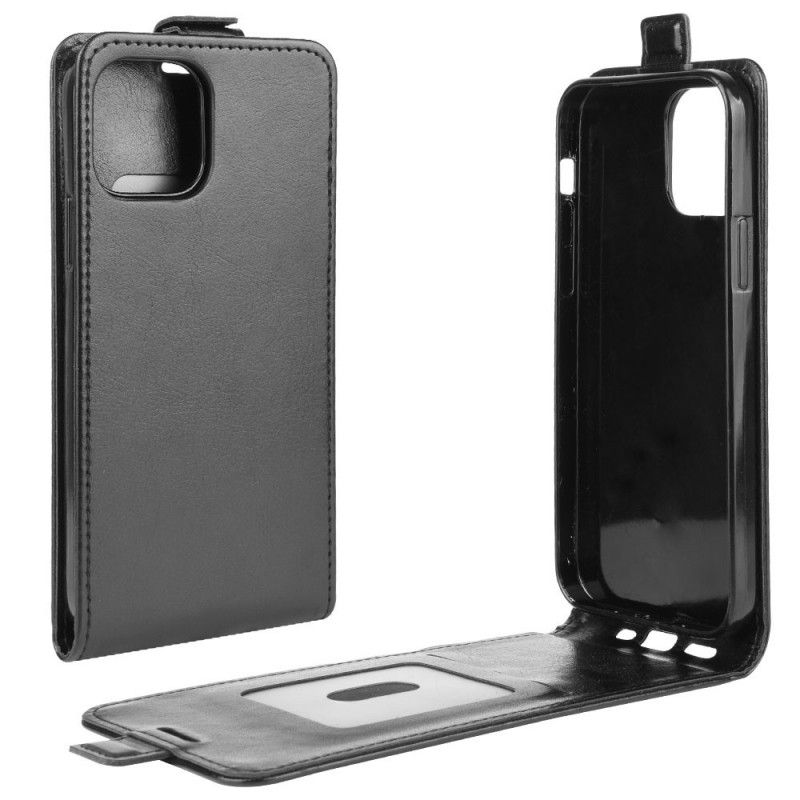 Flip Case iPhone 12 / 12 Pro Valkoinen Musta Taitettava