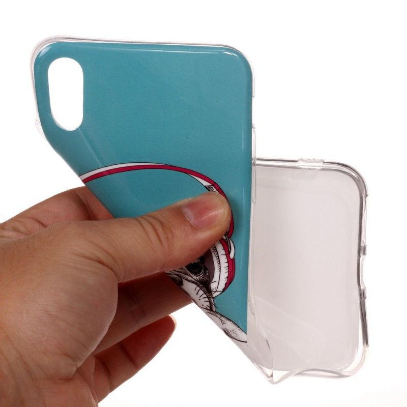 Case Kuoret iPhone XR Puhelinkuoret Fluoresoiva Koira