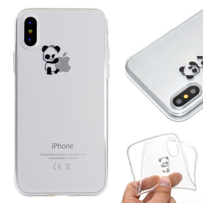 Case Kuoret iPhone XR Puhelinkuoret Pandan Logopelit 2