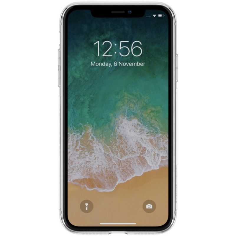 Kuori iPhone XR Läpinäkyvä Harmaa Läpinäkyvä Nillkin