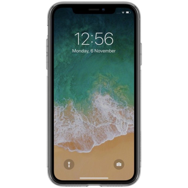 Kuori iPhone XR Läpinäkyvä Harmaa Läpinäkyvä Nillkin