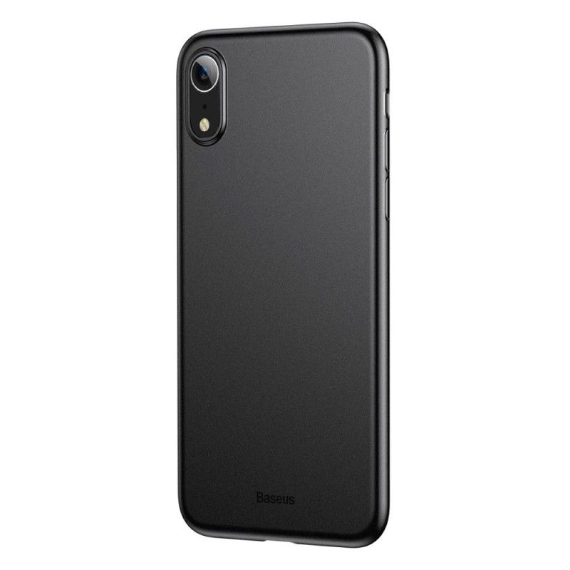 Kuori iPhone XR Läpinäkyvä Musta Peruskumppani