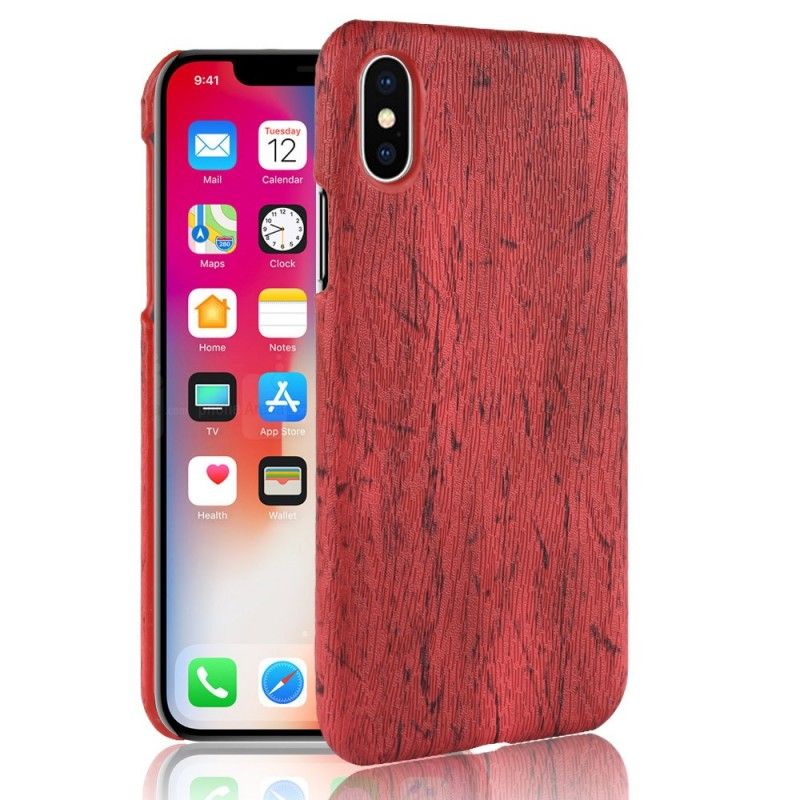 Kuori iPhone XR Musta Elementtisarja Puussa