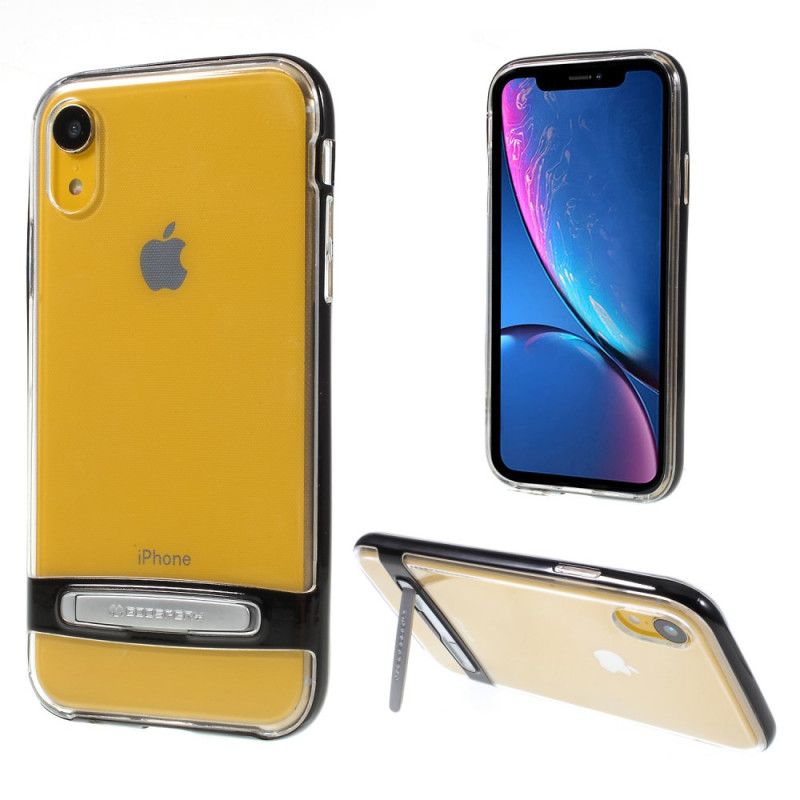 Kuori iPhone XR Punainen Musta Hybridi. Jossa On Elohopeansuihkutuotteita