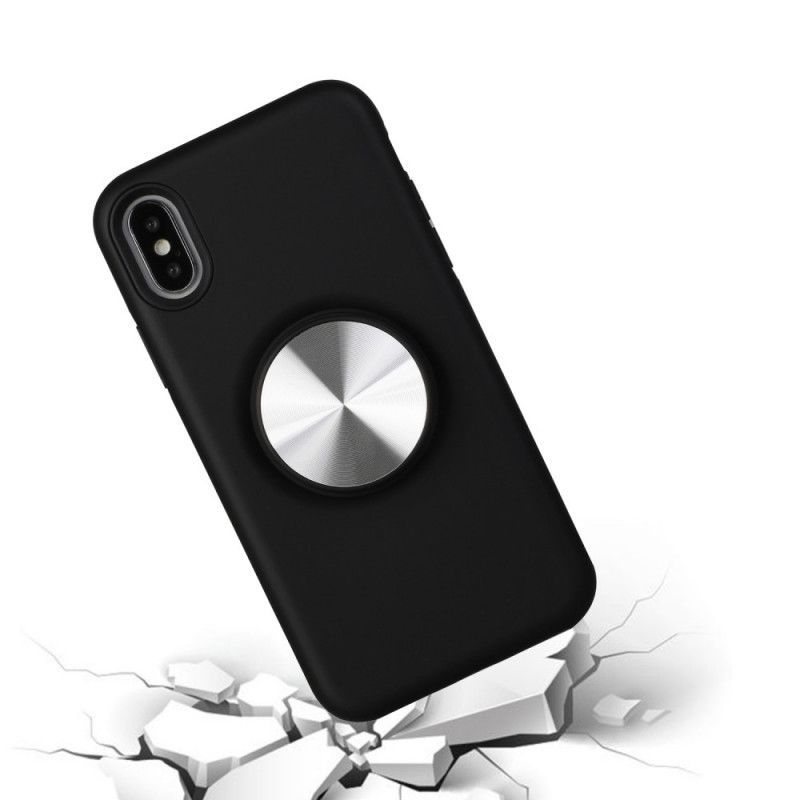 Kuori iPhone XR Punainen Musta Magneettinen Irrotettava Tietoväline