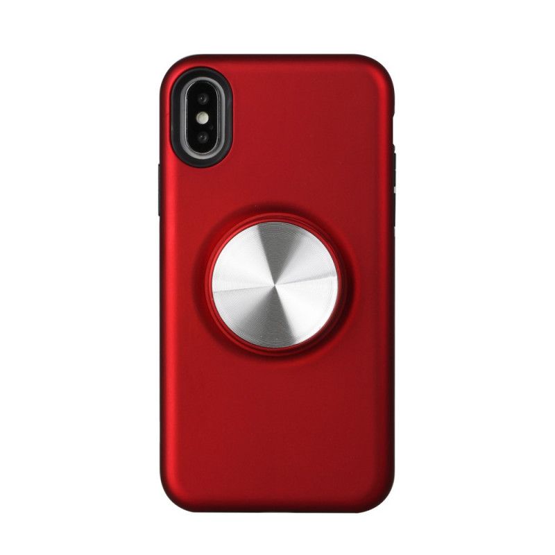 Kuori iPhone XR Punainen Musta Magneettinen Irrotettava Tietoväline