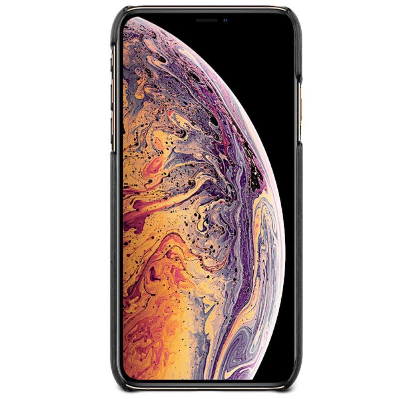 Kuori iPhone XR Ruskea Musta Imak Ruiyi -Sarjan Nahkaefekti