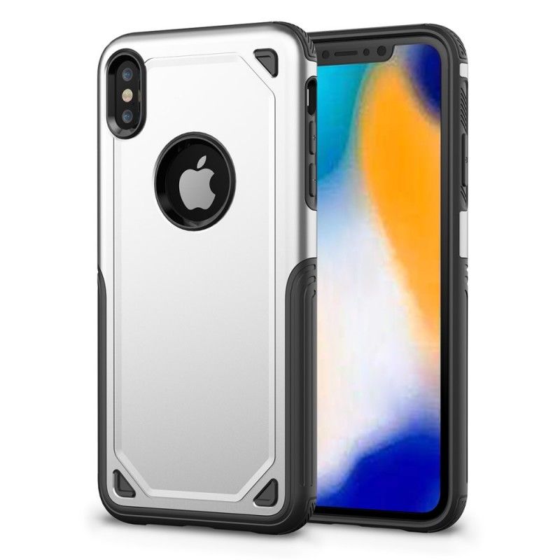 Kuori iPhone XR Ruusukulta Musta Ensiluokkainen Metallitehoste