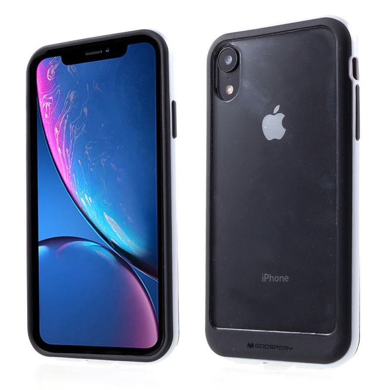 Kuori iPhone XR Tummansininen Punainen Irrotettava Elohopeanvihveli Suojakuori